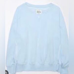American eagle soft notch neck sweatshirt